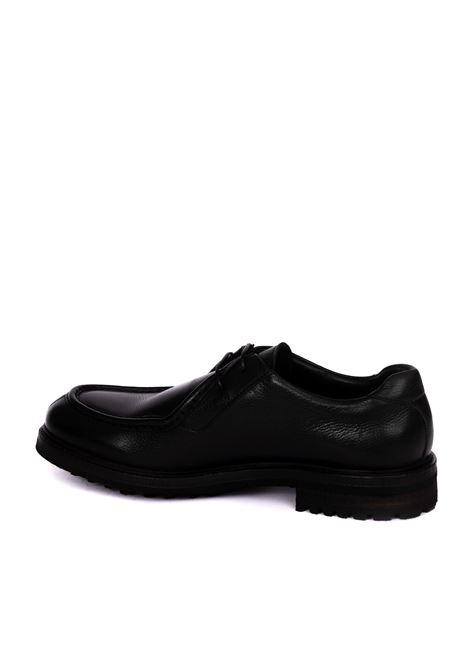 Black grained lace-up JEROLD WILTON | 674GRAINED-T.MORO